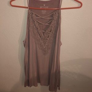 Light purple flowy tank